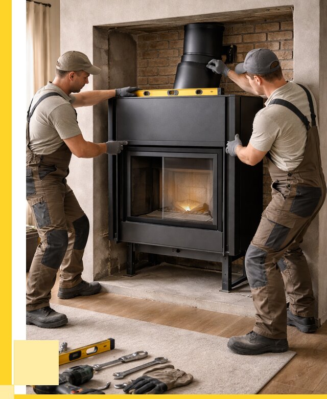 Установка каминных топок в Дальнегорске под ключ от 18547 р. | ЭриданДль