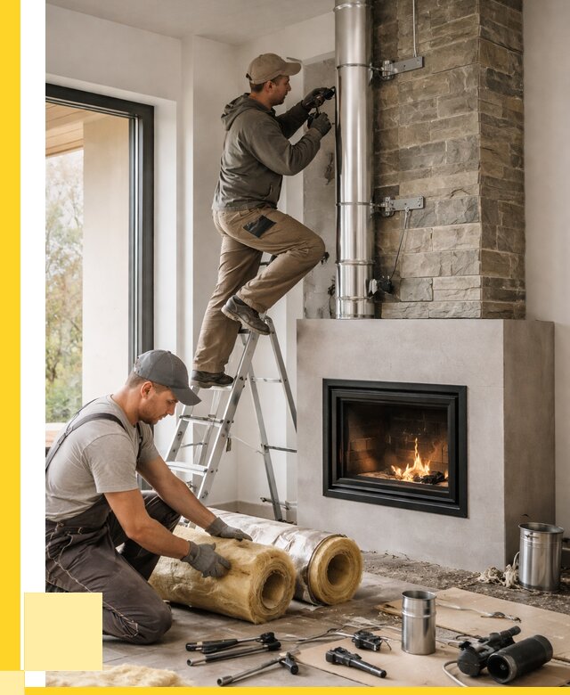 Монтаж дымоходов для каминов в Дальнегорске от 15456 р. ЭриданДль