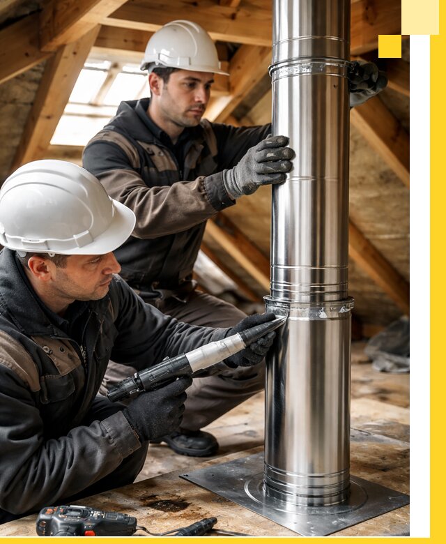 Монтаж дымоходов для каминов в Дальнегорске с гарантией качества