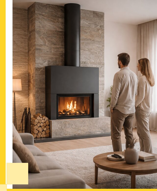 Закрытые камины под ключ в Дальнегорске от 123648 р., ЭриданДль