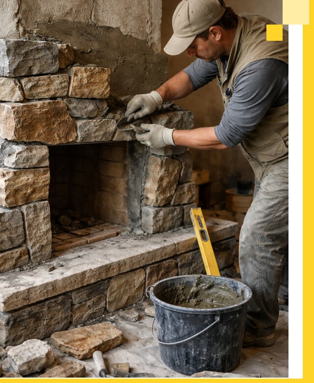 Изготовление и установка каменных каминов под ключ в Дальнегорске