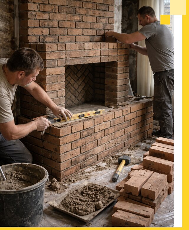 Изготовление и установка кирпичных каминов в Дальнегорске