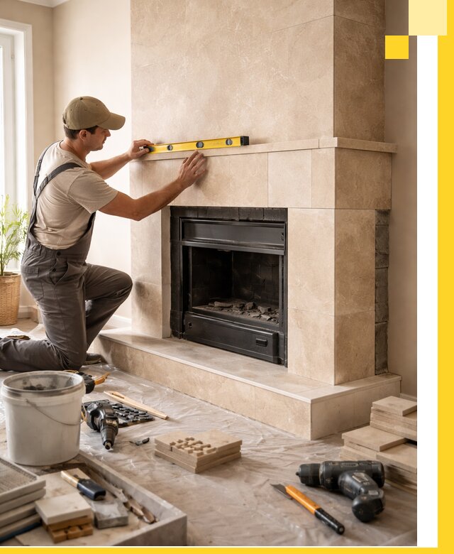 Установка и монтаж каминов в частном доме под ключ в Дальнегорске