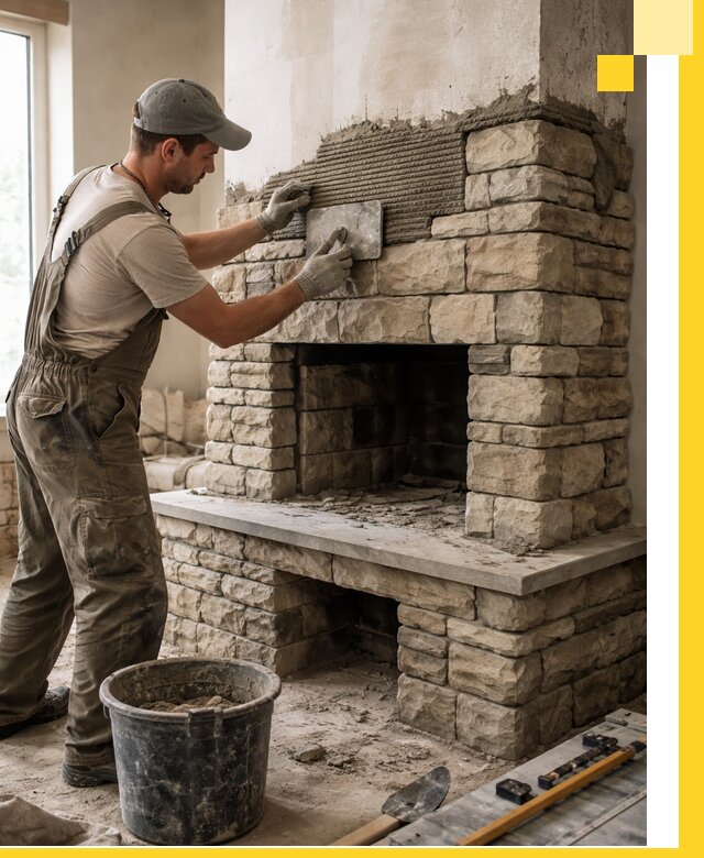 Строительство каминов под ключ в Дальнегорске от проектирования до монтажа