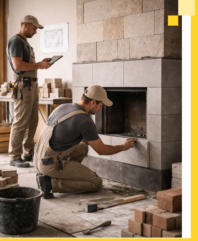 Индивидуальные проекты каминов и каминных систем в Дальнегорске