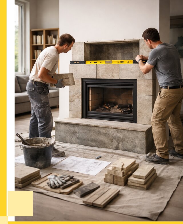 Монтаж каминов и установка в Дальнегорске от 46368 р. | ЭриданДль