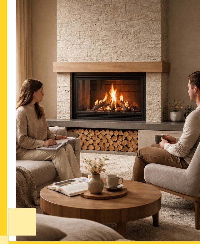 Камины со стеклом в Дальнегорске от 185472 р. | ЭриданДль — топки 3 стекла