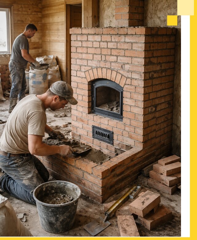 Профессиональное строительство печей в Дальнегорске под ключ