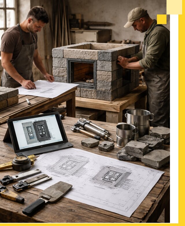 Разработка проектов печей с согласованием и монтажом в Дальнегорске