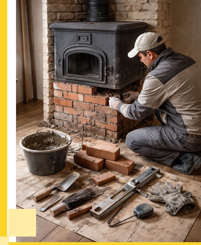 Ремонт печей в Дальнегорске от 12365 р., услуги печника ЭриданДль