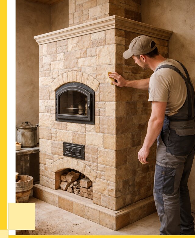 Облицовка печей в Дальнегорске от 4637 р. под ключ | ЭриданДль