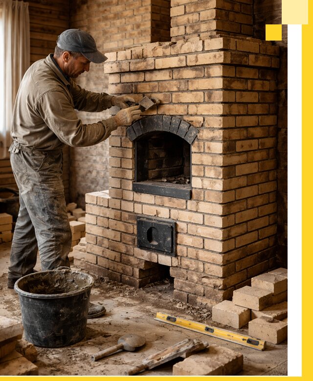 Кирпичные печи под ключ в Дальнегорске: проектирование и кладка