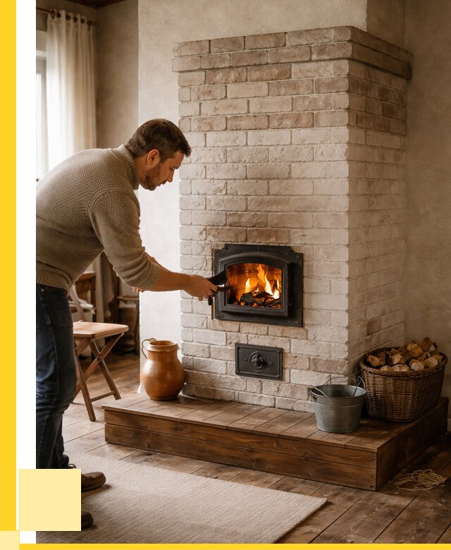 Печь голландка из кирпича в Дальнегорске от 87584 р. | ЭриданДль