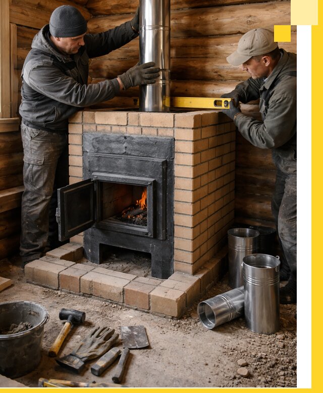 Проектирование, изготовление и установка банных печей в Дальнегорске