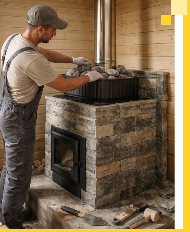 Печи для парной в Дальнегорске, производство, монтаж и обслуживание