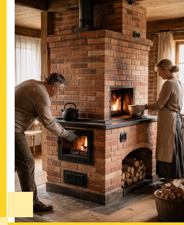 Печи для загородного дома под ключ в Дальнегорске от 82432 р. | ЭриданДль