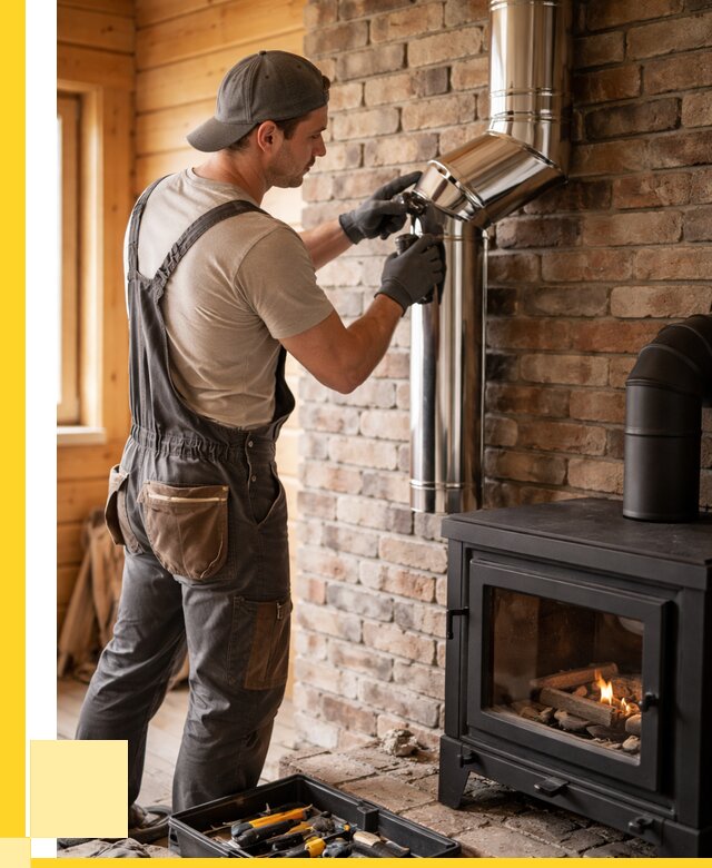 Монтаж дымоходов для печей в Дальнегорске от 7728 р. | ЭриданДль