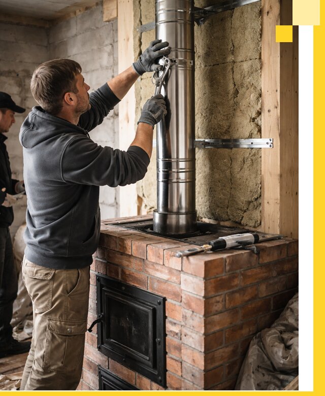 Изготовление и монтаж печей и дымоходов под ключ в Дальнегорске