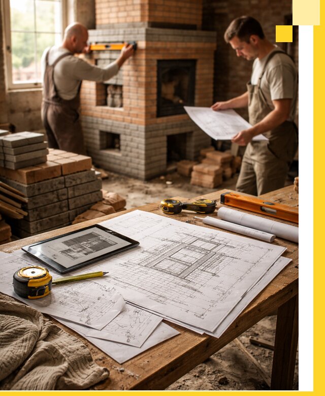 Проекты печей и каминов с индивидуальным дизайном в Дальнегорске