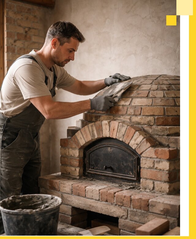 Изготовление и монтаж помпейских печей на заказ в Дальнегорске