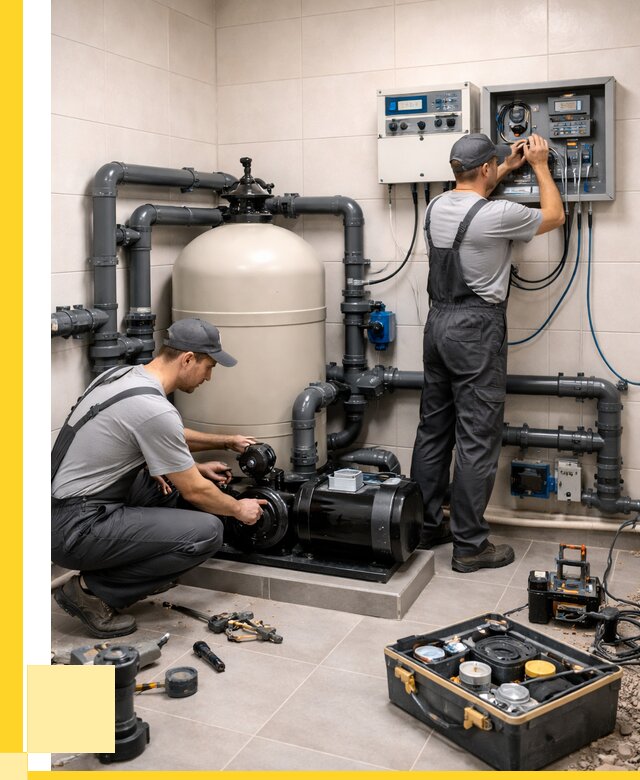 Монтаж оборудования для бассейнов в Дальнегорске от 41216 р. | ЭриданДль