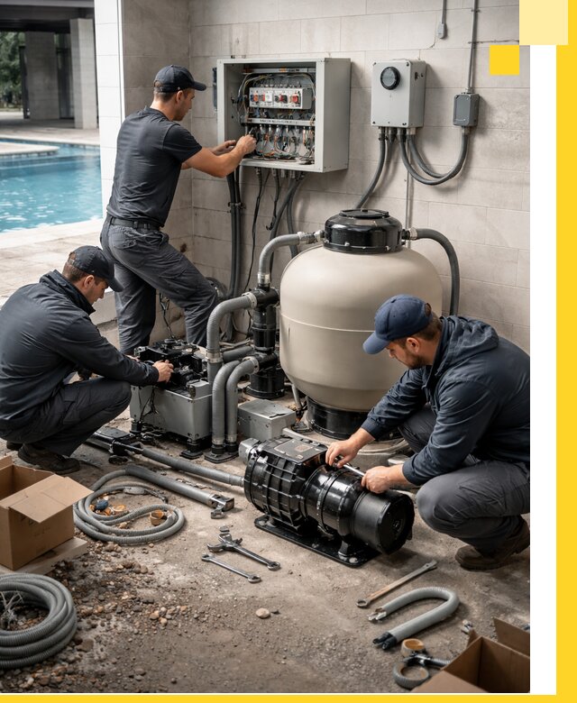 Профессиональный монтаж оборудования для бассейнов в Дальнегорске