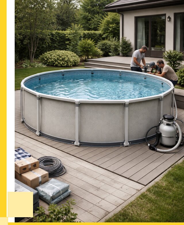 Купить каркасные бассейны в Дальнегорске от 46368 р. | ЭриданДль