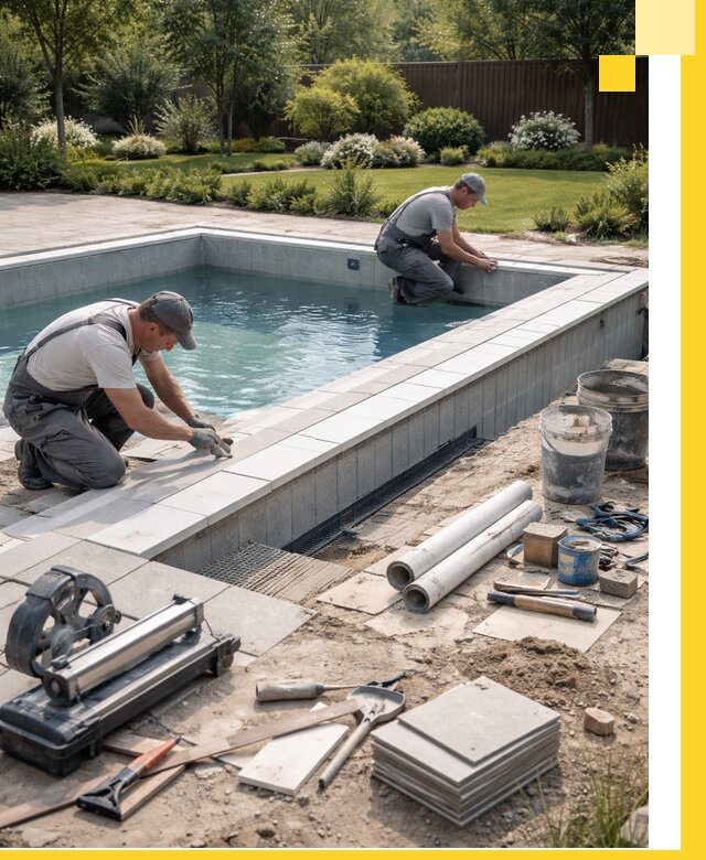 Строительство открытых бассейнов под ключ в Дальнегорске профессионально