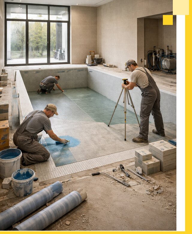 Проект и строительство закрытых бассейнов в Дальнегорске под ключ