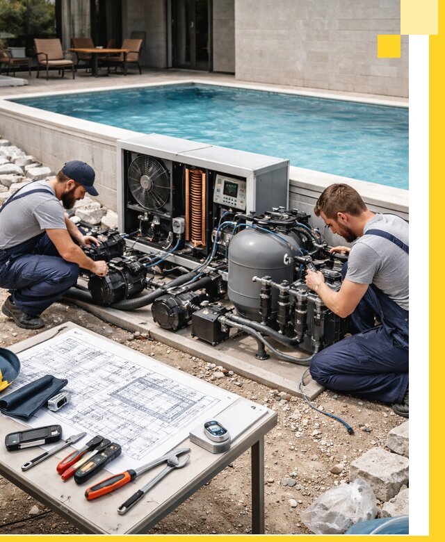 Проектирование и монтаж бассейнов с подогревом в Дальнегорске