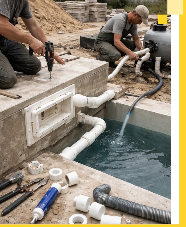 Строительство скиммерных бассейнов под ключ в Дальнегорске