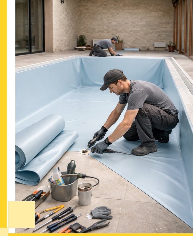 Пленка ПВХ для бассейнов в Дальнегорске от 2576 р. | ЭриданДль