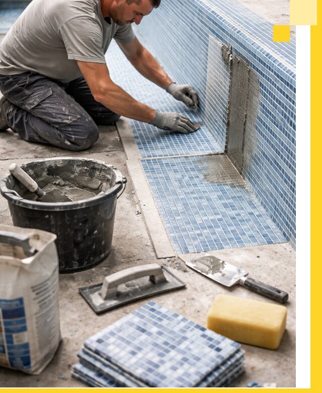 Укладка и ремонт мозаики для бассейнов под ключ в Дальнегорске