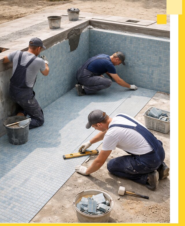 Укладка и установка плитки для бассейнов под ключ в Дальнегорске