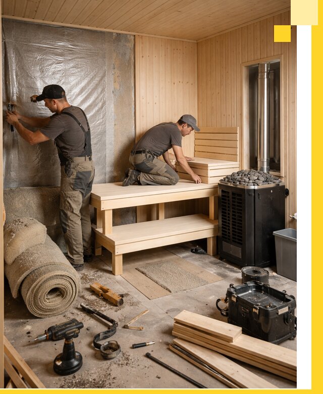 Проекты саун под ключ в Дальнегорске дизайн и строительство