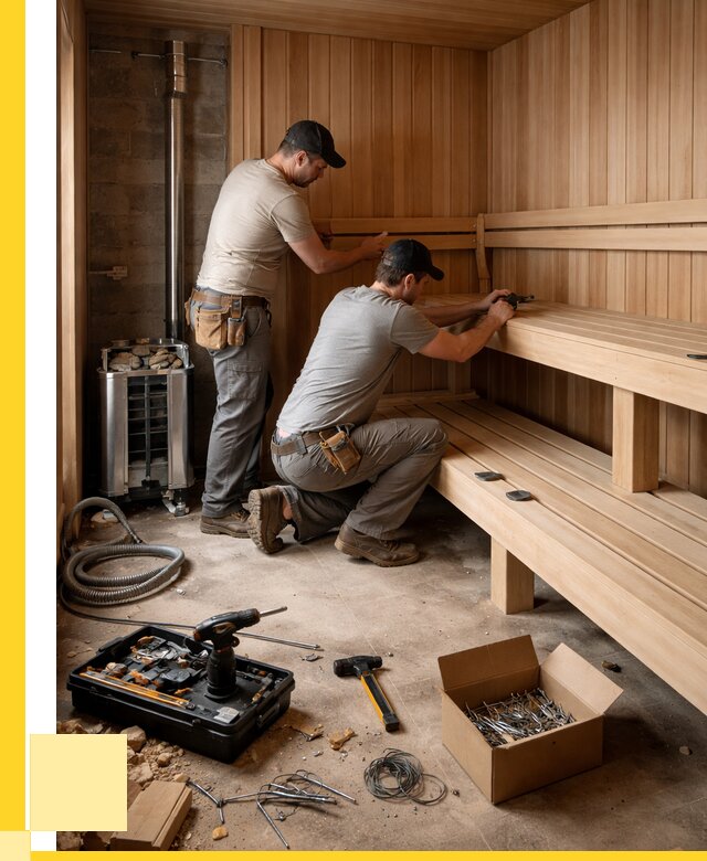Монтаж саун под ключ в Дальнегорске от 123648 р. | ЭриданДль