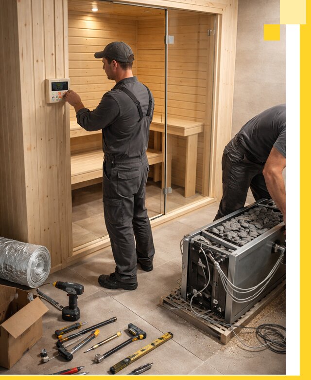 Поставка, установка и монтаж электрических саун в Дальнегорске