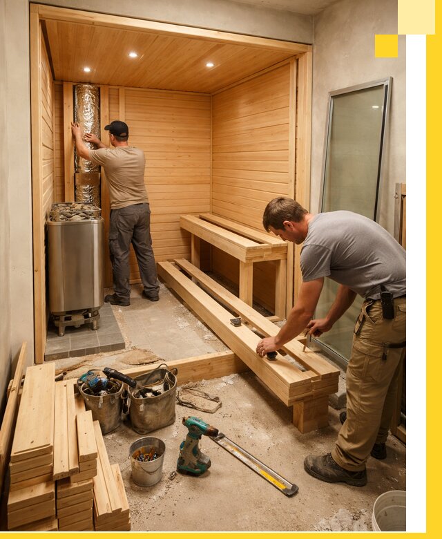 Проектирование и установка домашних саун под ключ в Дальнегорске