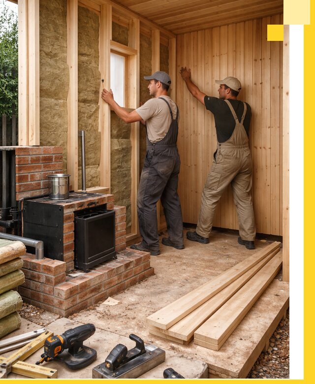 Строительство и установка дачных саун под ключ в Дальнегорске