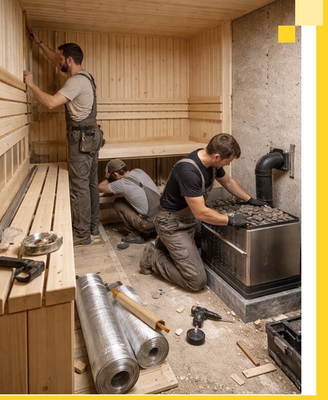 Индивидуальные сауны на заказ в Дальнегорске под ключ, проект и монтаж