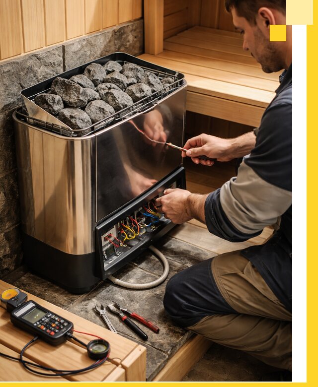 Продажа и установка электрокаменок для саун в Дальнегорске