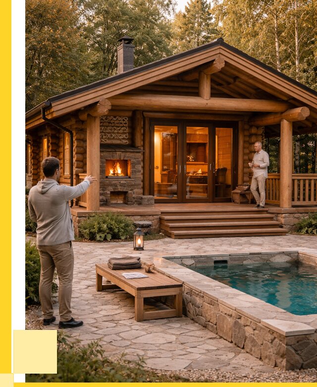 Проекты бань и хамам в Дальнегорске от 25760 р. | ЭриданДль