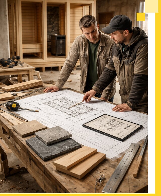 Проекты бань под ключ и планы строительства в Дальнегорске