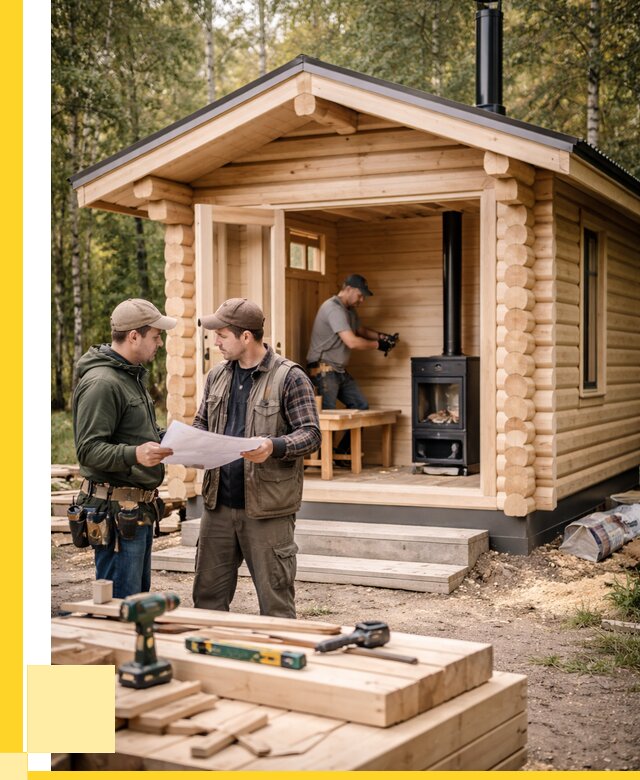 Монтаж бань под ключ в Дальнегорске — от 206080 р. | ЭриданДль