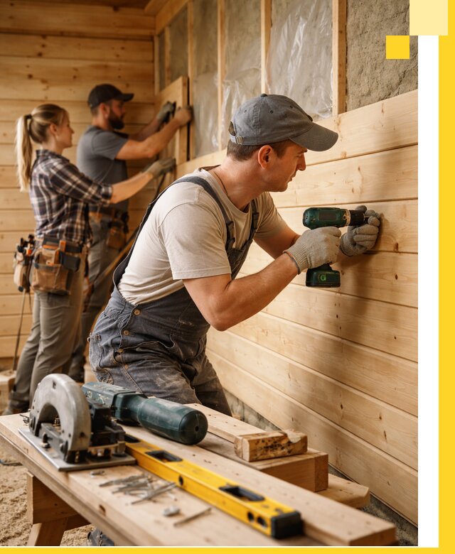 Обшивка бань под ключ в Дальнегорске: отделка стен и потолков