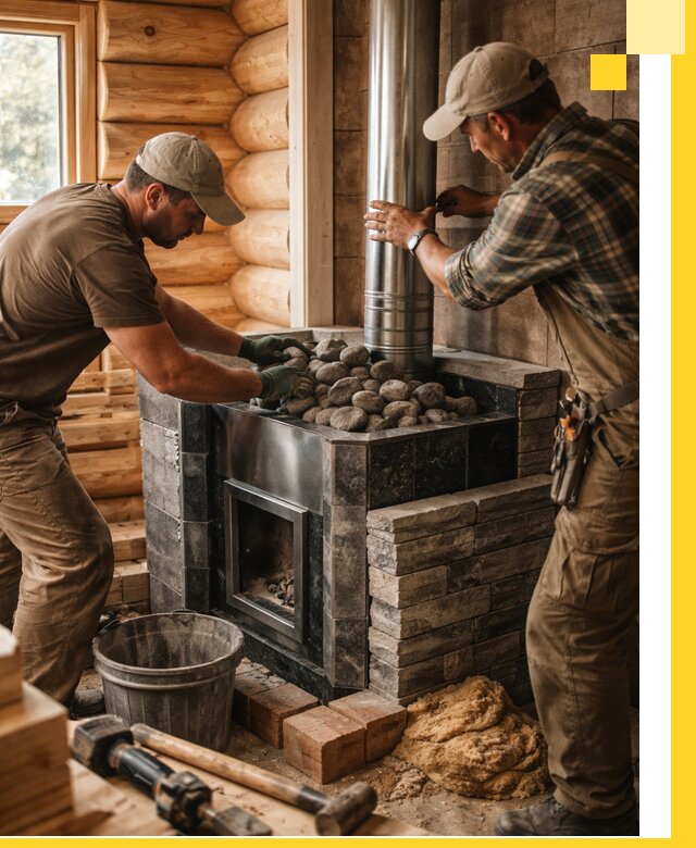 Строительство и отделка русских бань под ключ в Дальнегорске