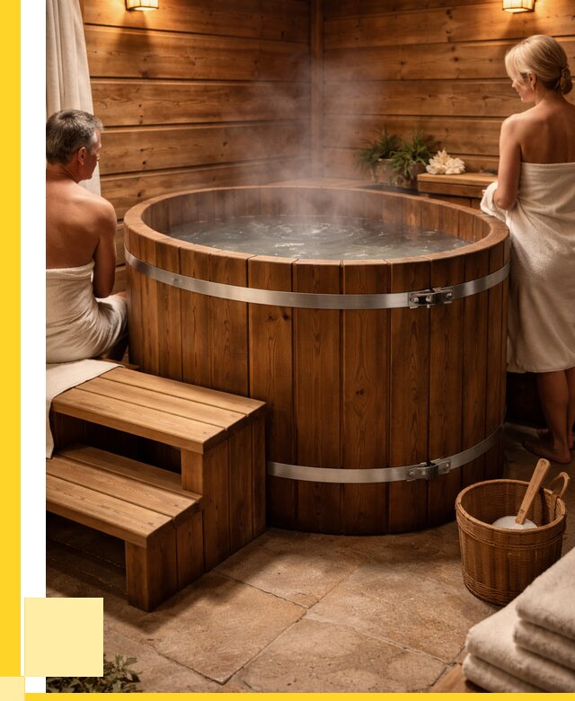 Бани с купелью под ключ в Дальнегорске от 463680 р. | ЭриданДль