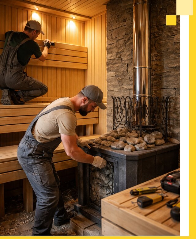 Комплексный дизайн бань, саун и зон отдыха в Дальнегорске