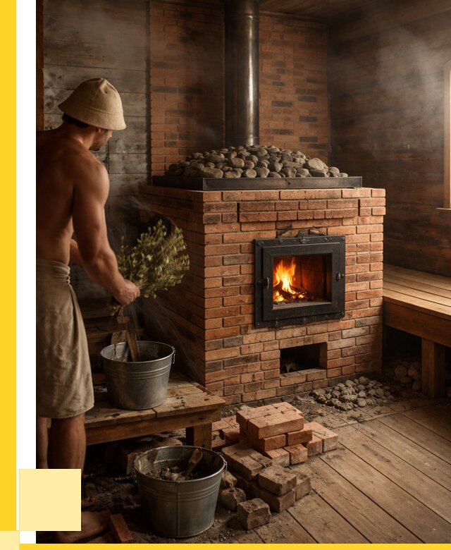 Кирпичные банные печи в Дальнегорске от 92736 р. | ЭриданДль