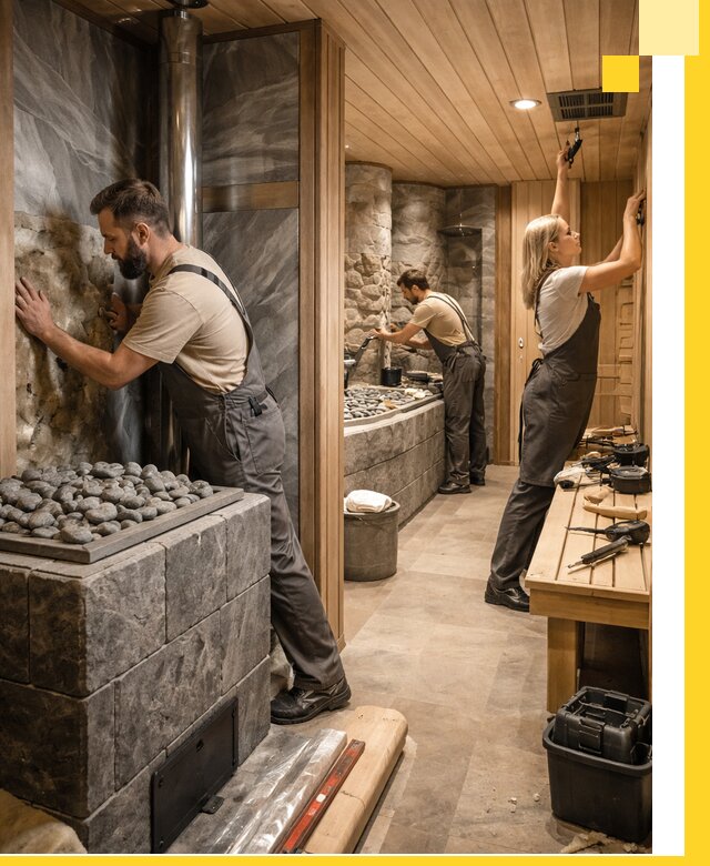Строительство бань и SPA процедур в Дальнегорске под ключ и отделкой